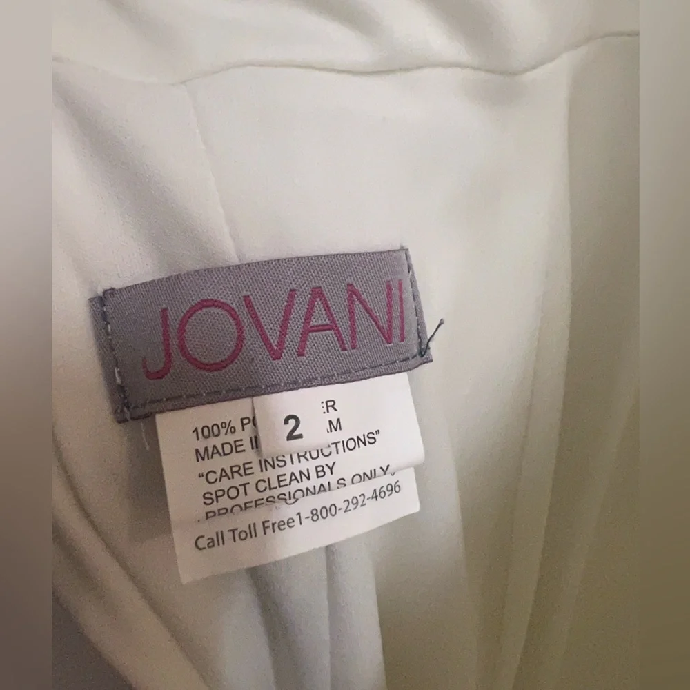 Jovani White Dress 22884 - Picture 11 of 16